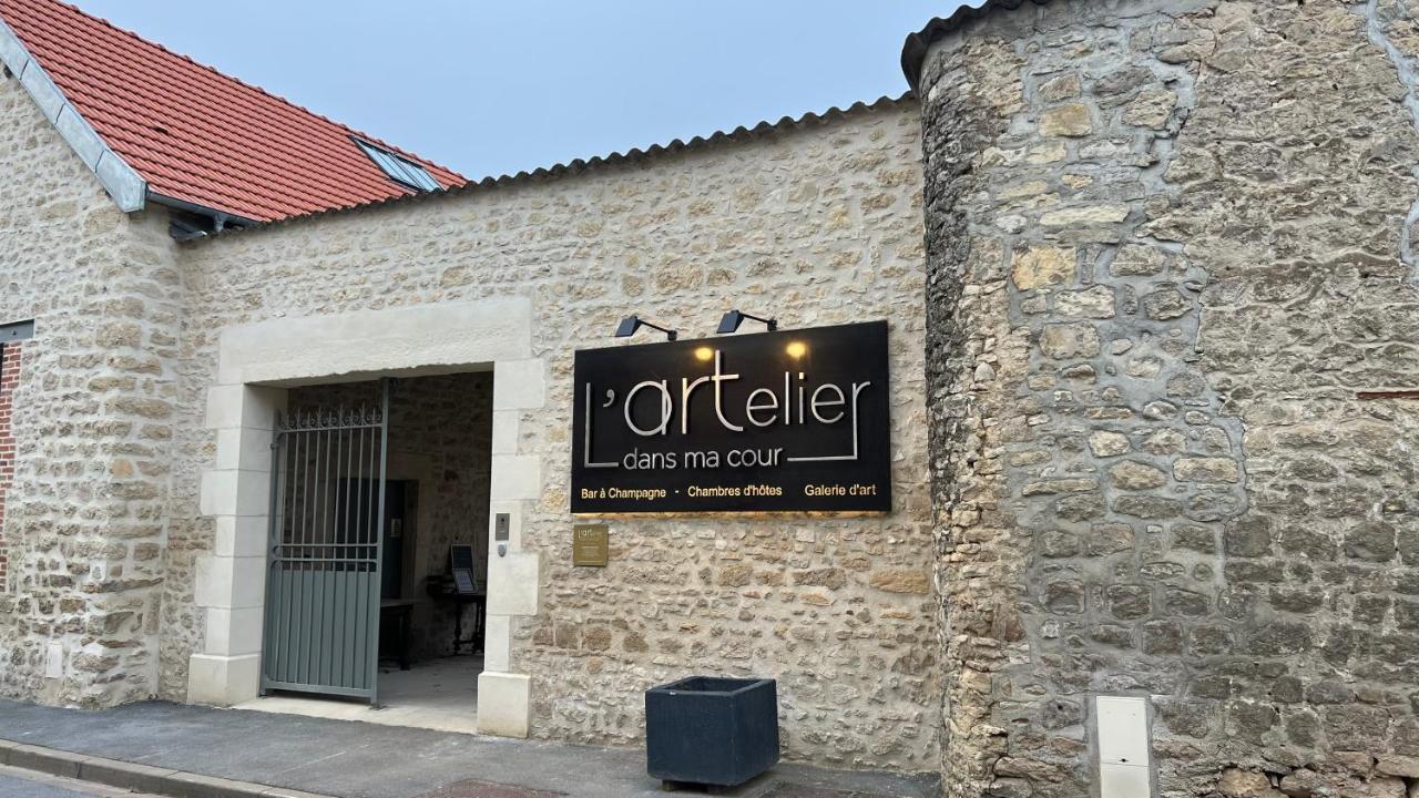 L'Artelier Dans Ma Cour Hermonville Exterior foto